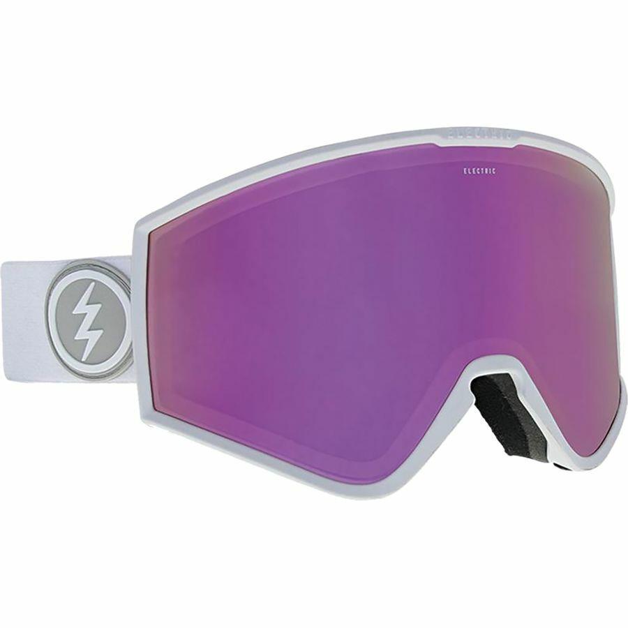 Electric Visual Kleveland Matte White + BL Snowboarding Goggles Brose / Pink