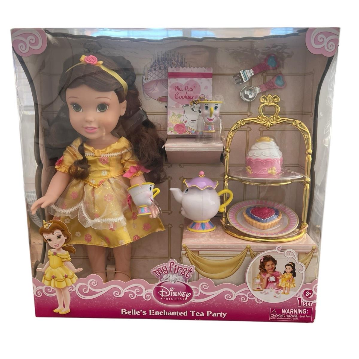 Beauty and The Beast Disney Belle s Enchanted Tea Party Rare Retired