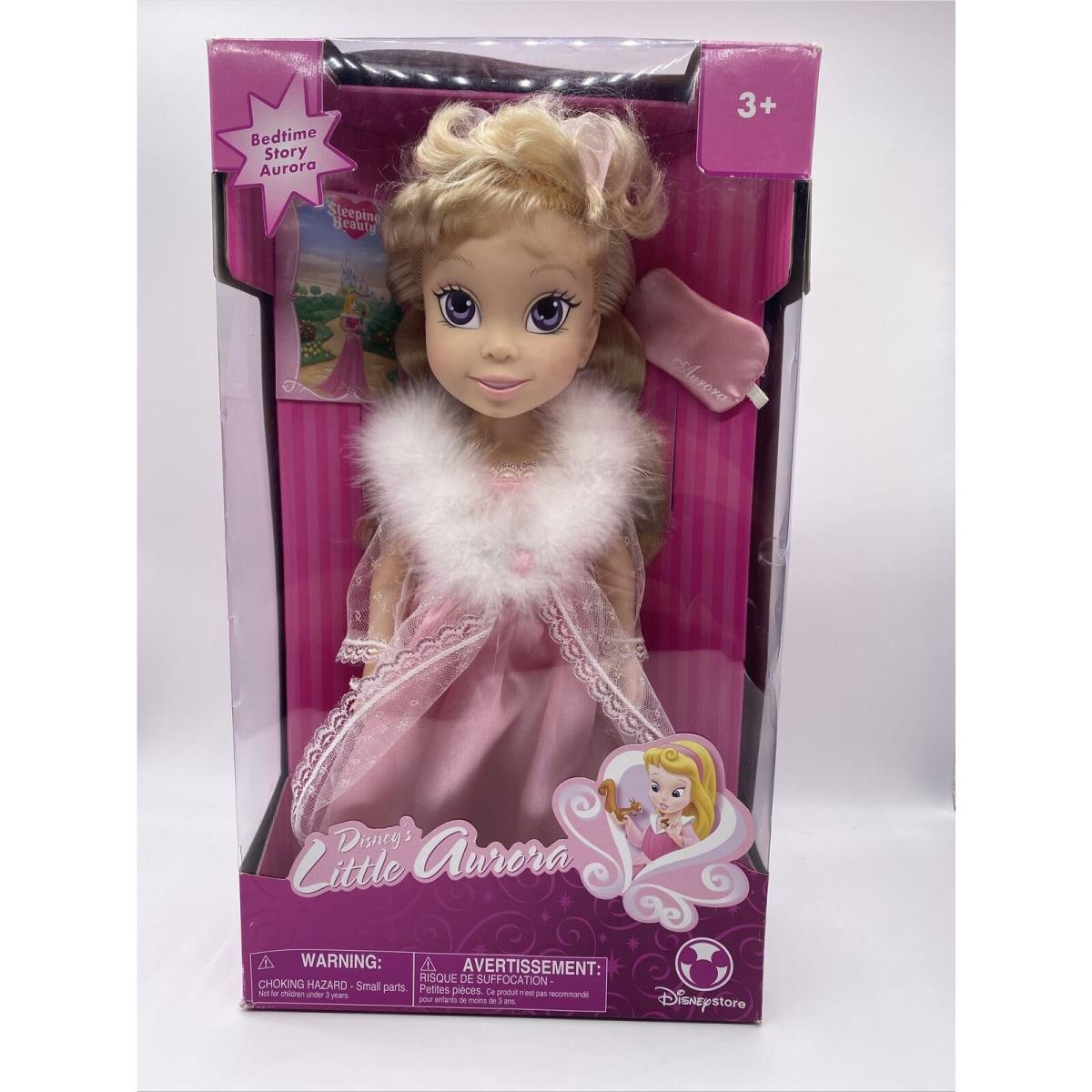 Disney Store Sleeping Beauty Doll Bedtime Story Little Aurora Princess Retired