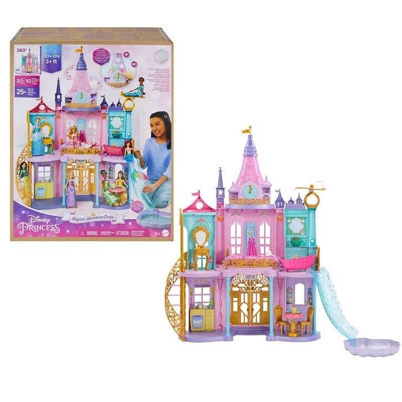 Disney Princess Magical Adventures Castle 4ft Dollhouse Lights Sounds