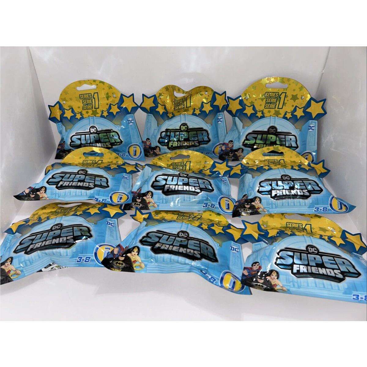 Imaginext DC Super Friends Blind Bag Figures Complete Set Series 1 9 Figures