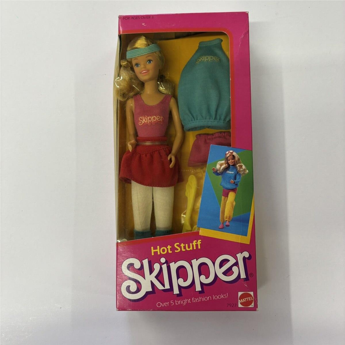 Mattel Barbie Hot Stuff Skipper Doll Nrfb 1984 Vintage