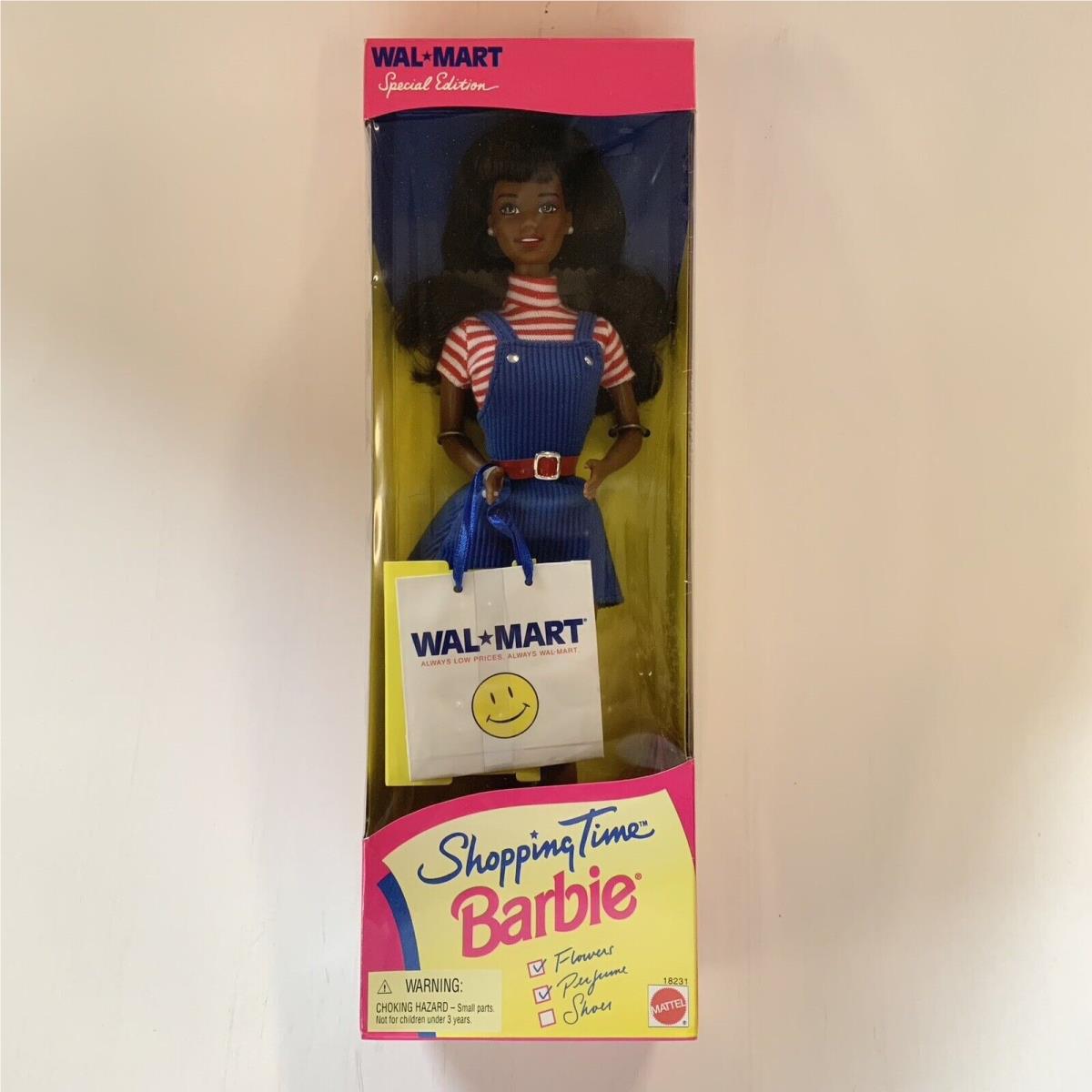 Wal-mart Special Edition Shopping Time Barbie African American 18231 1997