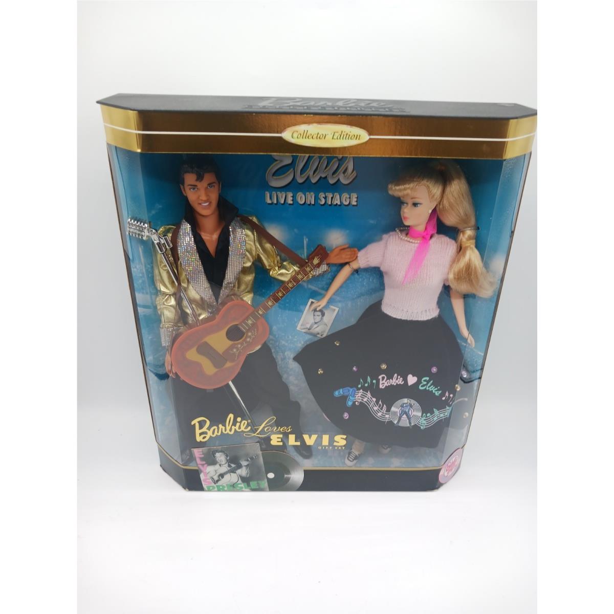Barbie Loves Elvis Live On Stage Collector Edition Set Mattel Dolls 17450
