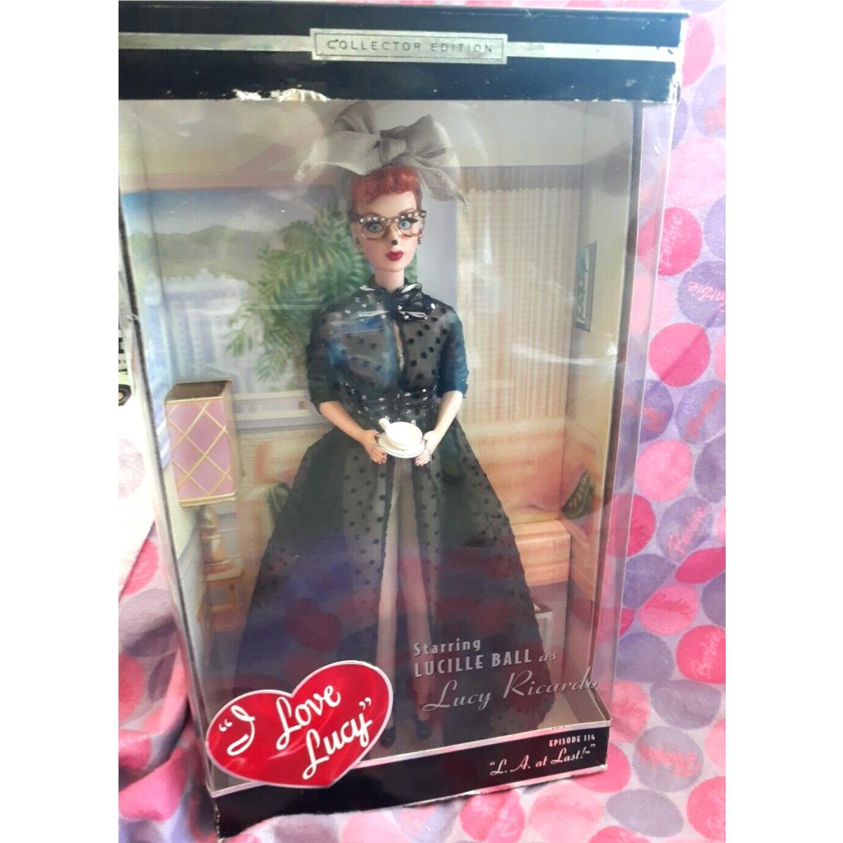 Nrfb 2002 Mattel Barbie Collector I Love Lucy Doll LA at Last Episode 114 2