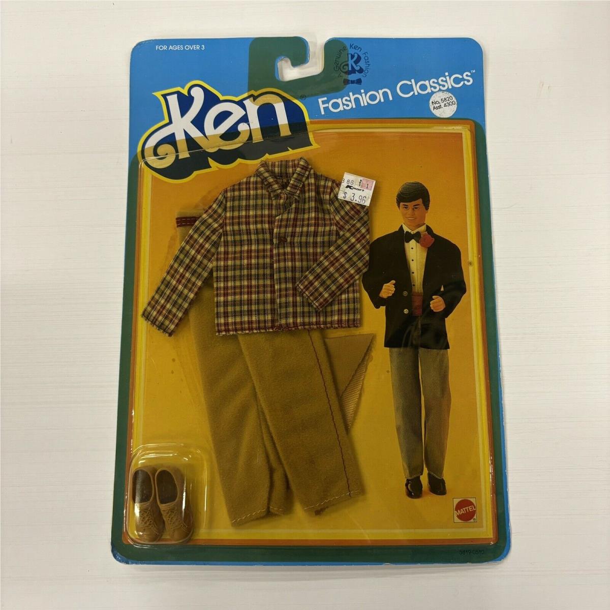 Barbie Mattel Ken Fashion Classics Country Flair 5820 Yellow Blue Pkg