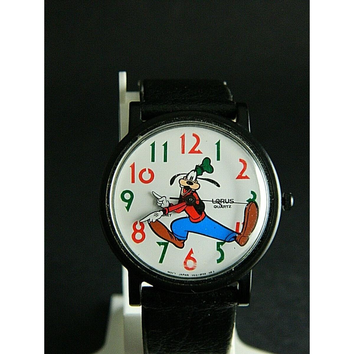 Lorus Disney Collectible Goofy Colorful Numeral Watch /535 Lot -box 139