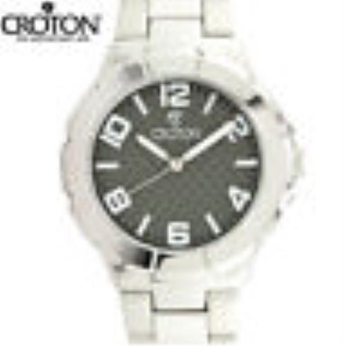 Croton CN207382RHGY Moyota Silver Tone Men`s Watch Great Gift