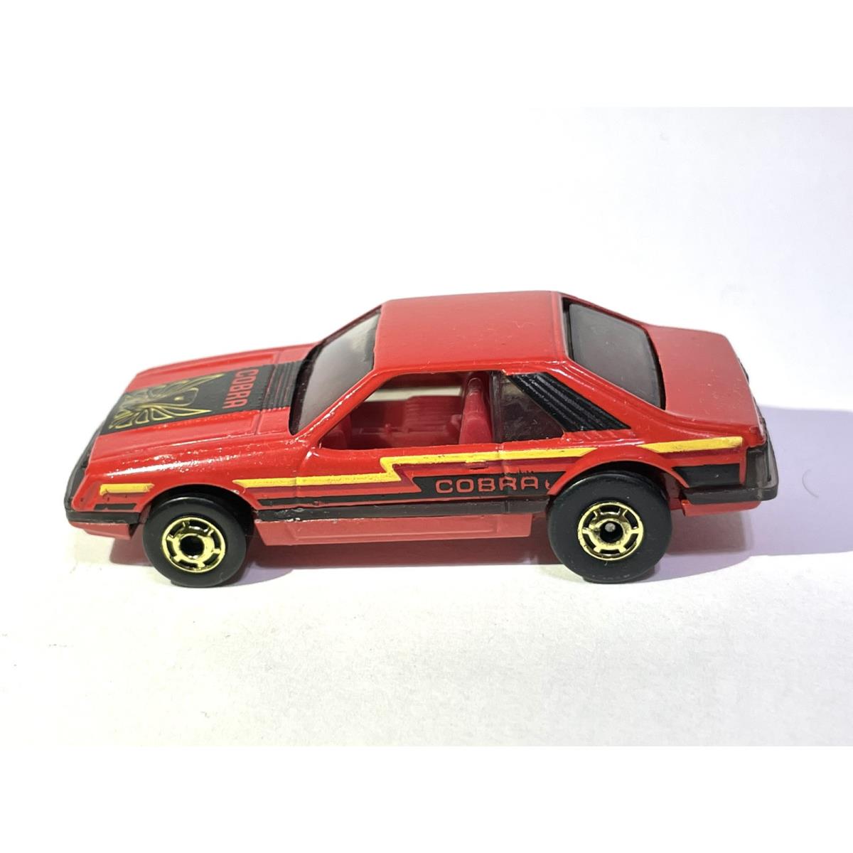 Vintage 1979 Hot Wheels Hot Ones Turbo Mustang Cobra Red