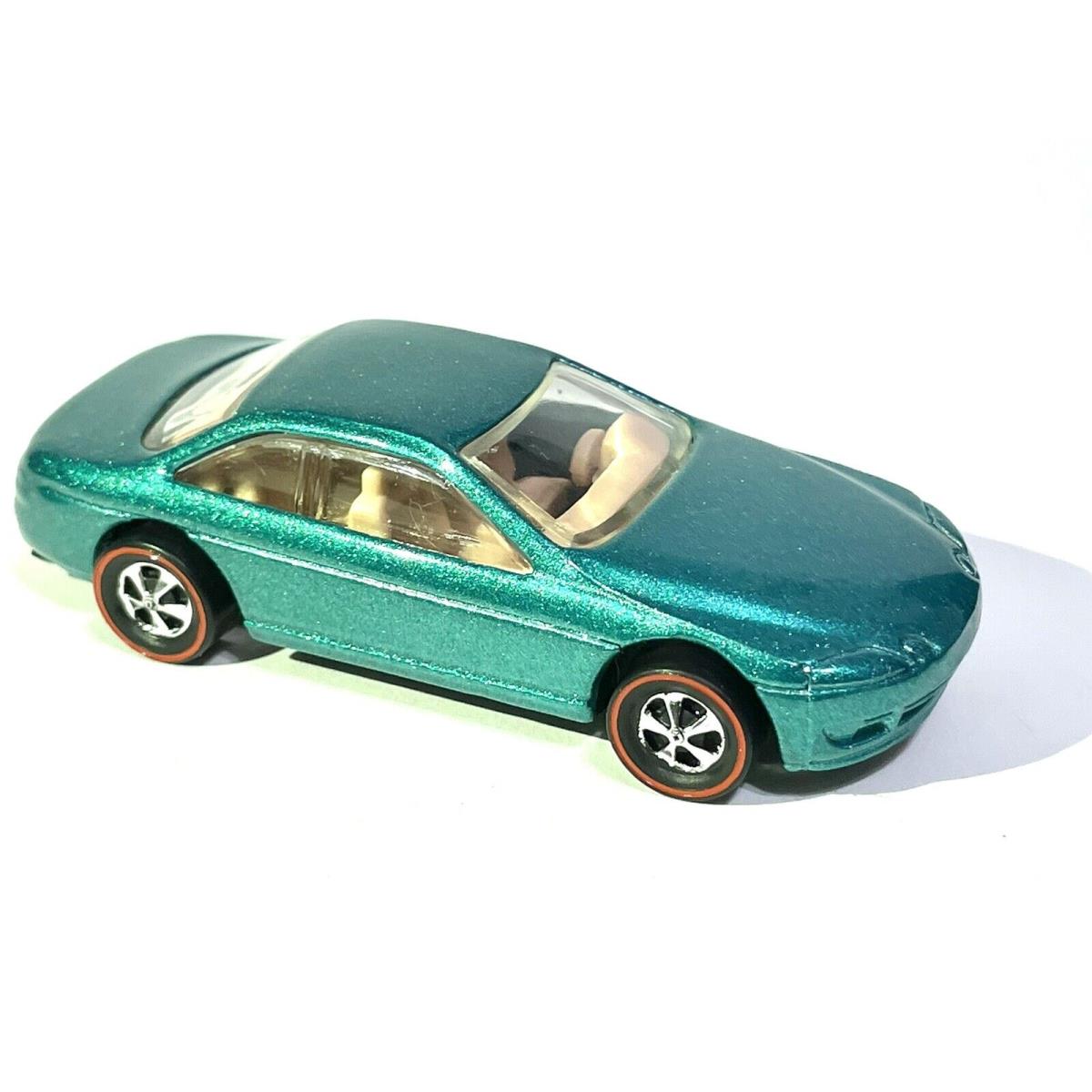 1991 Hot Wheels Lexus Sc400 Custom Made Redline Metallic Aqua