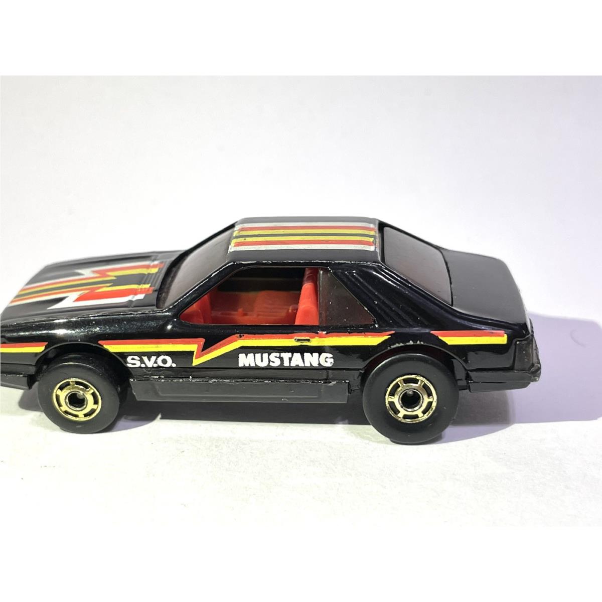 Vintage 1979 Hot Wheels Hot Ones Turbo Mustang Cobra Black