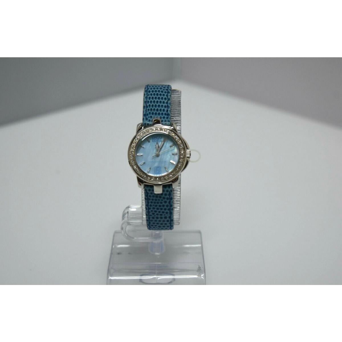 Tommy Hilfiger Blue Leather Crystals 1780318 Watch