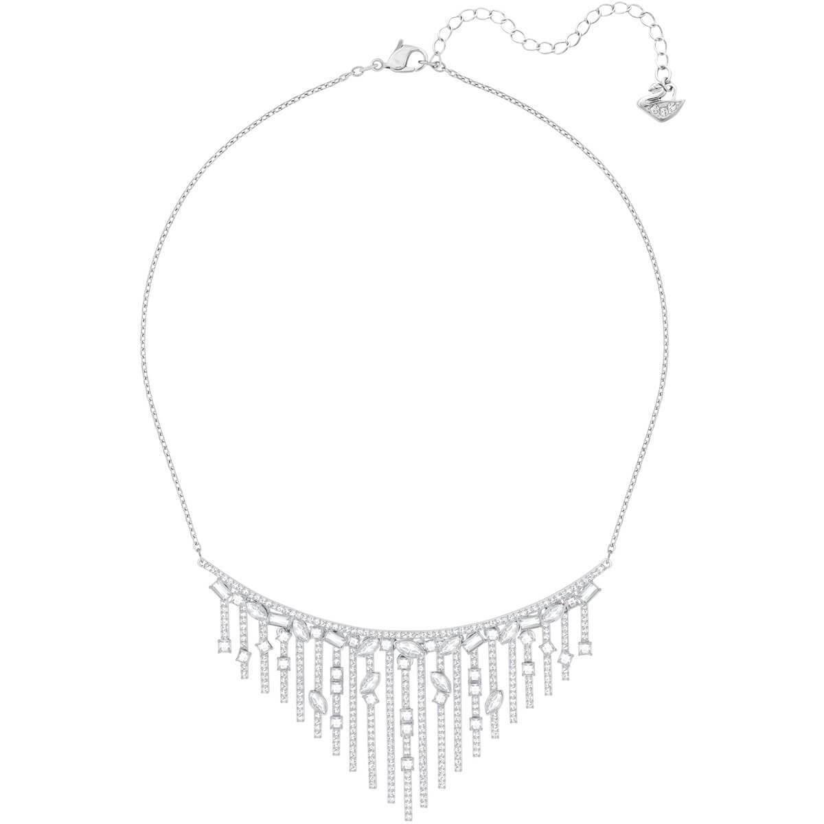 Swarovski Henrietta Pav Necklace White Rhodium Plating 5351316 1405