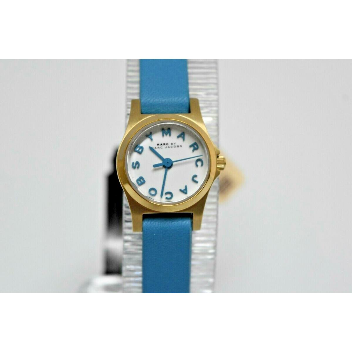 Marc By Marc Jacobs Mini YG Blue Leather MBM1314 Watch
