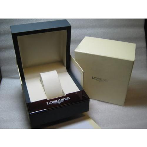 Longines Swiss Empty Watch Box Black Presentation Watch Case