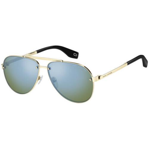 Marc Jacobs Mmj 317/S 3YG HZ Light Gold Blue Mirror Sunglasses