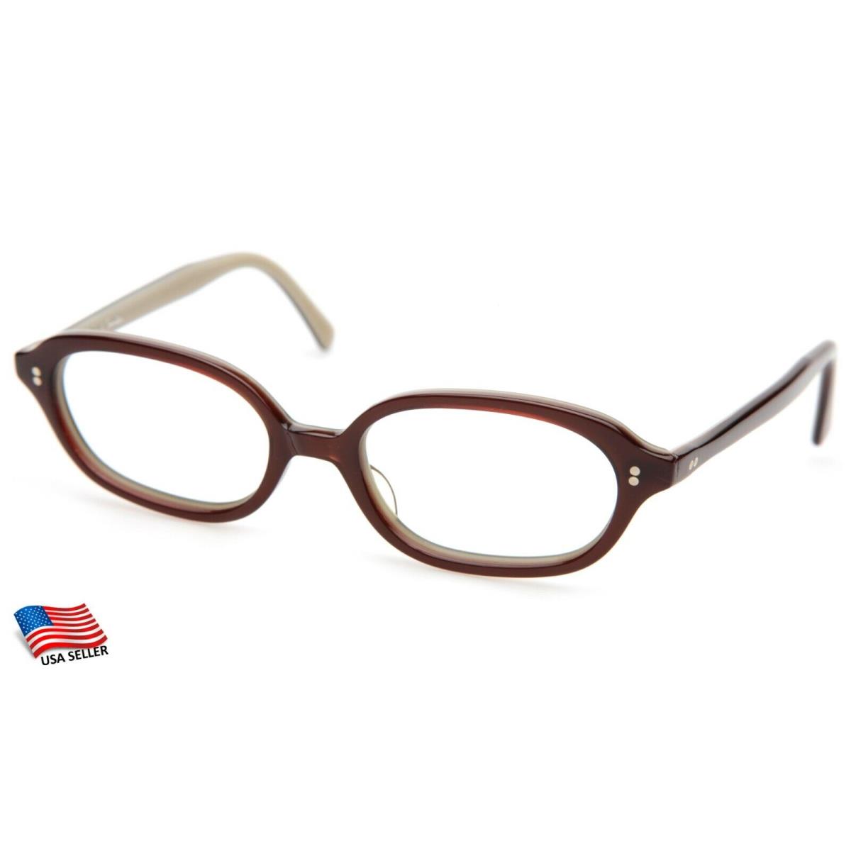 Paul Smith PS-225 Rb/ol Brown Eyeglasses Frame 49-17-143 Lens Missing