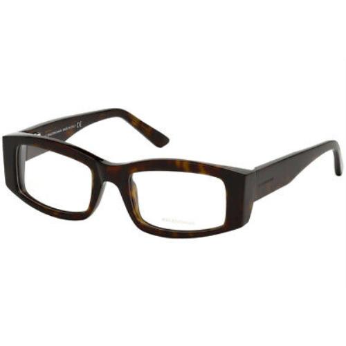 Balenciaga BA 5084 Dark Tortoise 052 Plastic Eyeglasses Frame 53-20-135 BAL5084 - Tortoise , Tortoise Frame, Clear Lens