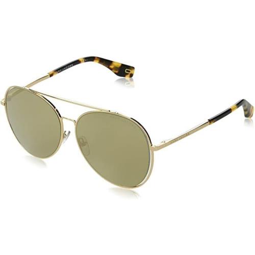 Marc Jacobs Mmj 328/F/S Scl UE Yellow Havaha Gold Mirror Sunglasses 328