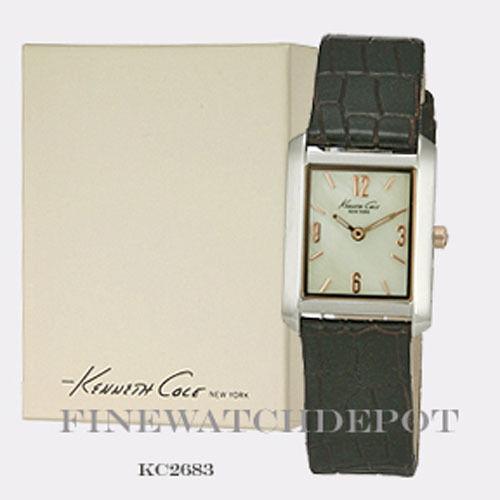 Kenneth Cole Stainless Steel Leather Watch KC2683