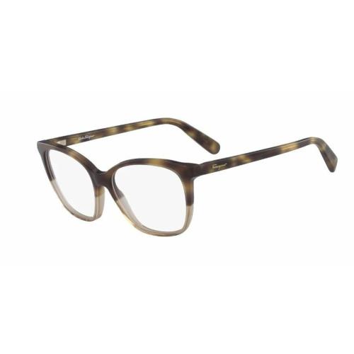 Salvatore Ferragamo Eyeglasses SF2817 245 Havana Frames 52MM Rx-able ST