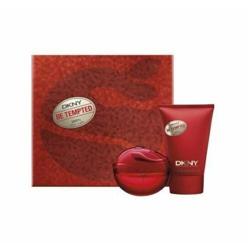 Dkny Be Tempted 1.7 oz Edp Spray + 3.4 Body Lotion Womens Perfume Gift Set