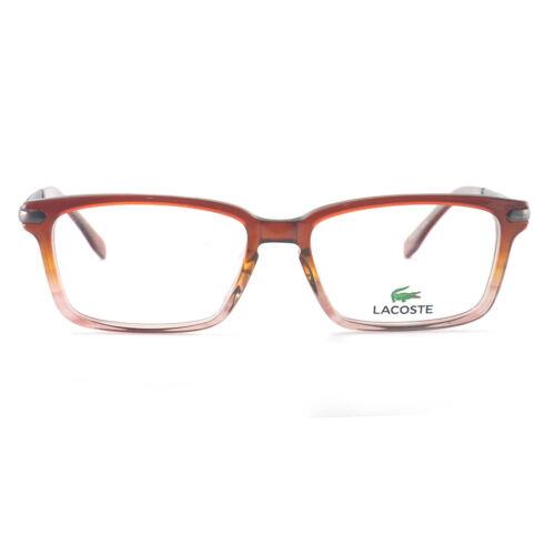 Lacoste Men or Womens Eyeglasses L2720 210 Brown Rose Gradient/clear 52 16 140 R