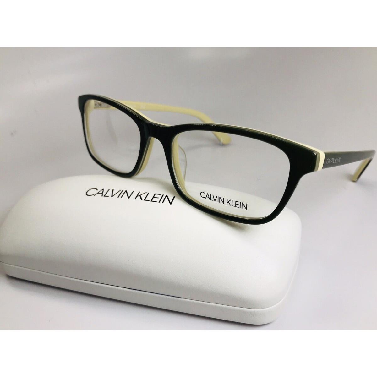 Calvin Klein CK18516 311 Cargo Green Yellow Eyeglasses 54mm with Case