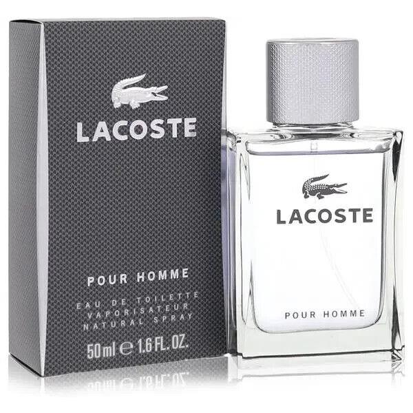 Lacoste Pour Homme by Lacoste Eau De Toilette Spray 1.6 oz Men
