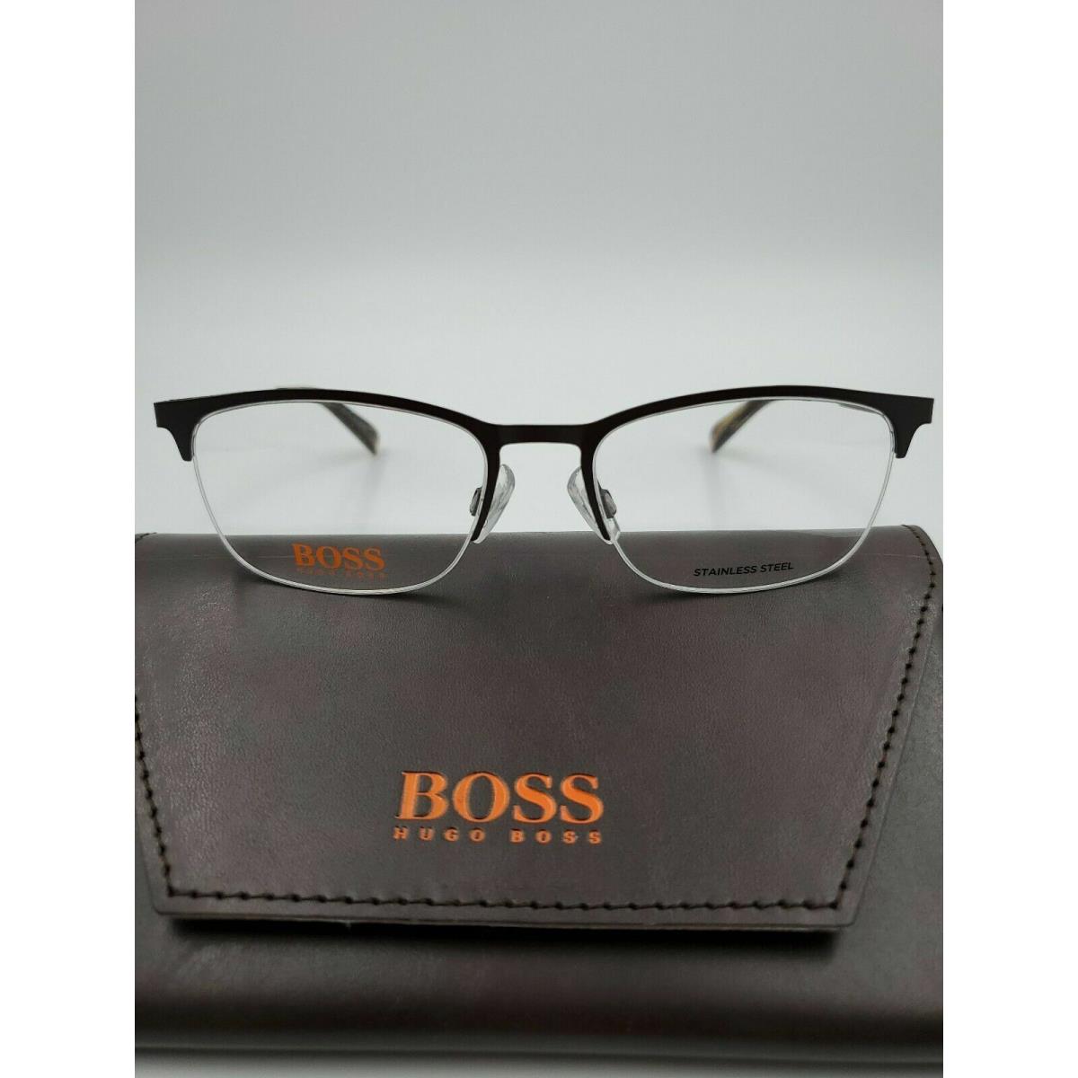 Hugo Boss Orange Eyeglasses BO 0308 4IN Matt Brown 53-18-140 Unisex Frames