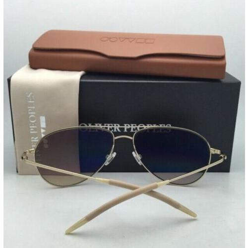 Oliver Peoples sunglasses BENEDICT SUN - Gold Frame, Brown Lens