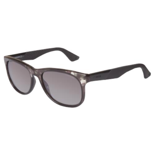 Carrera 5010/S Modern Square Crystal Camo Gray Adjustable Temples Gradient Lens