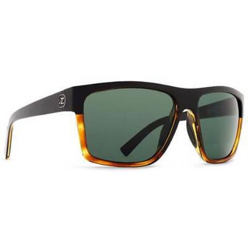 Von Zipper Dipstick Sunglasses - Hardline Black Tortoise Gloss - Frame: Blacks, Lens: Grays