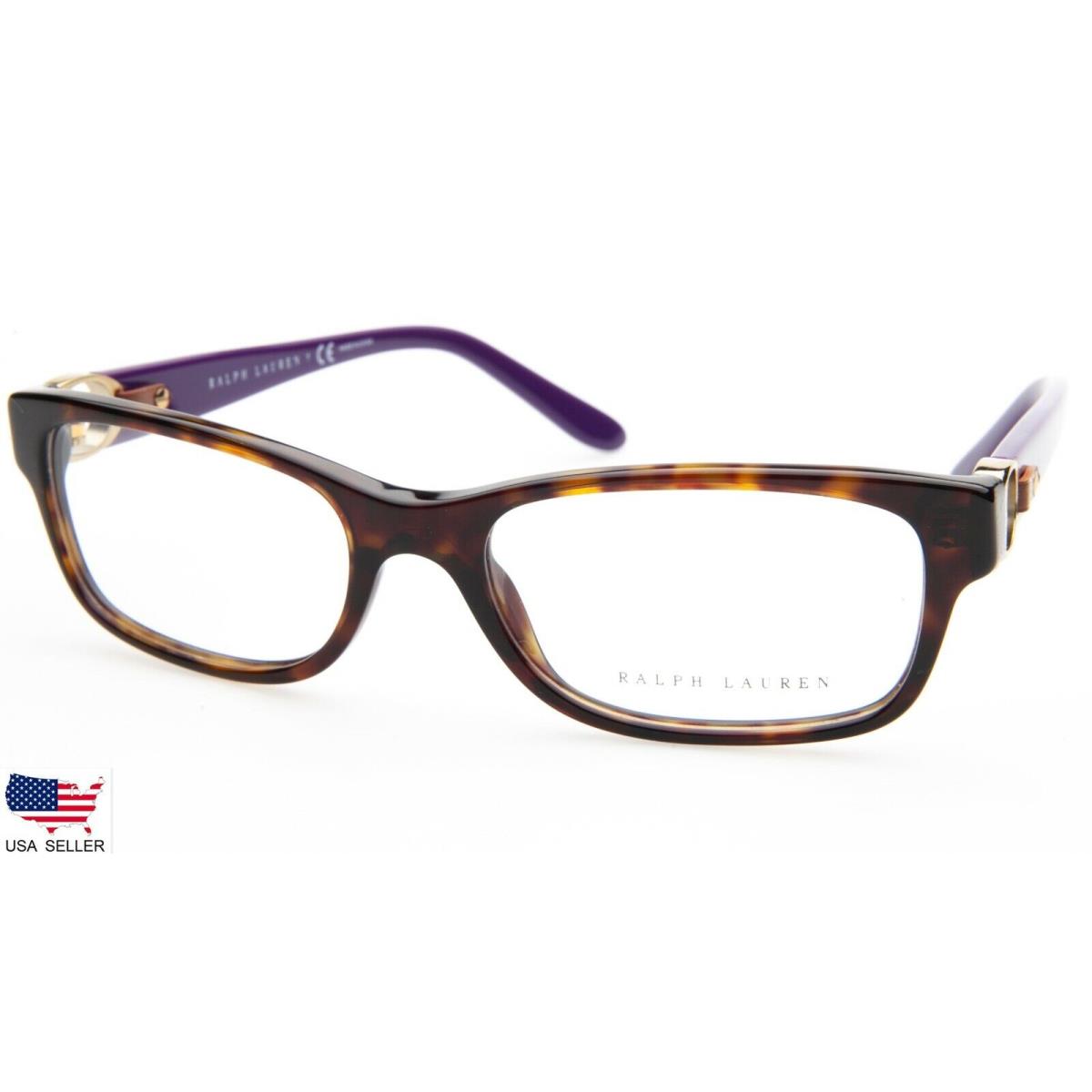 Ralph Lauren RL 6106Q 5003 Dark Havana Eyeglasses RL6106Q 53-17-140 B32mm