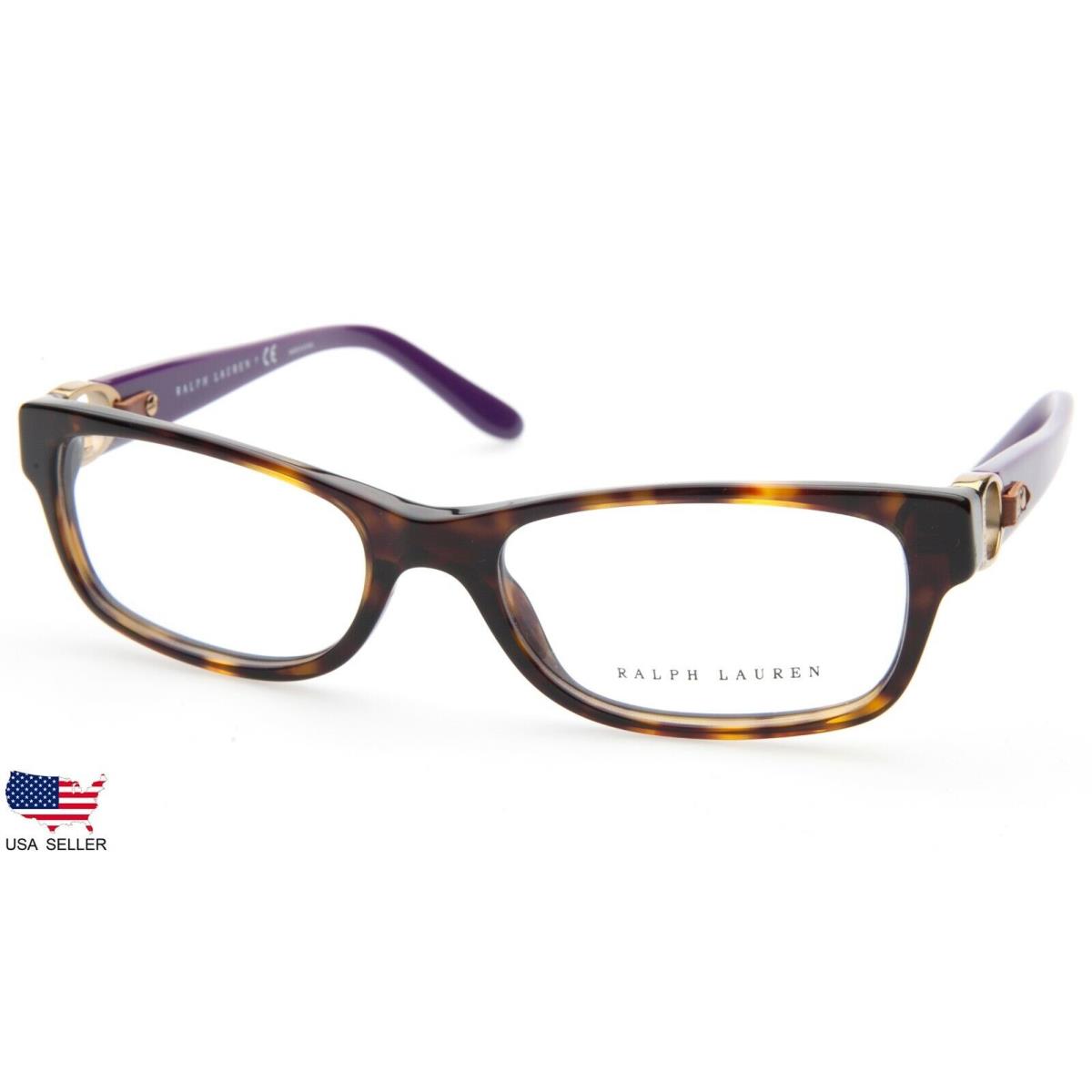 Ralph Lauren RL 6106Q 5003 Dark Havana Eyeglasses RL6106Q 51-17-140 B30mm