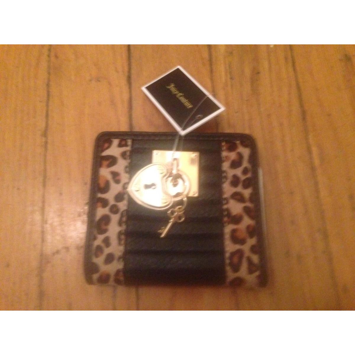 Juicy Couture Roberston Leather Haircalf Mini Zip Wallet Org