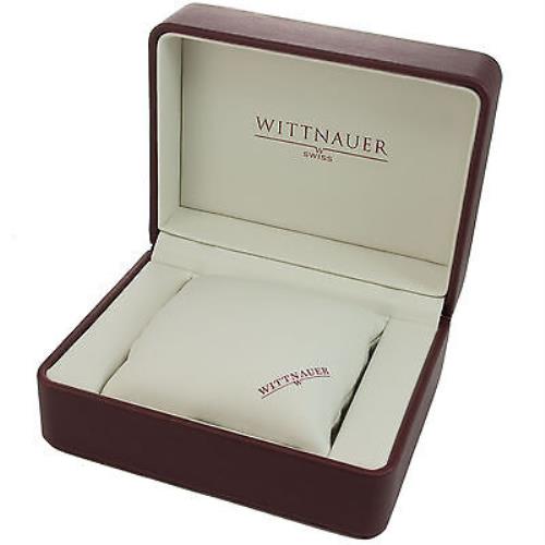 Wittnauer Watch Box 5.5 x 4.25 x 2.5 Burgundy