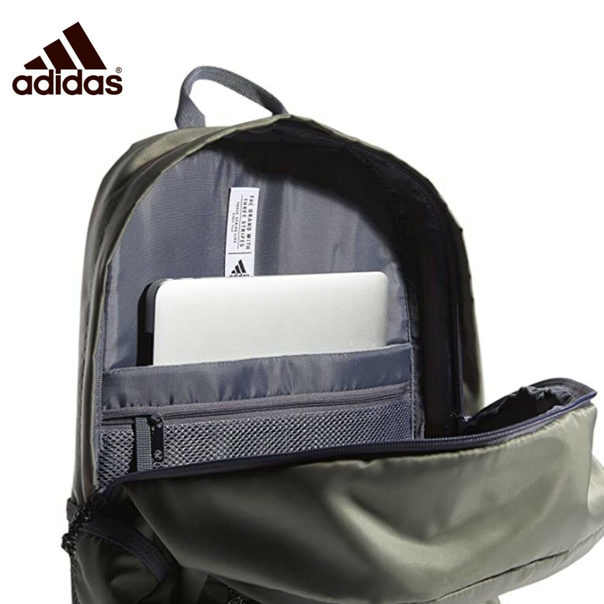 Adidas unisex league on sale 3 stripe backpack