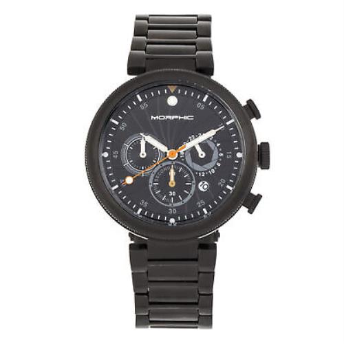 Morphic M87 Series Chronograph Bracelet Watch W/date - Black