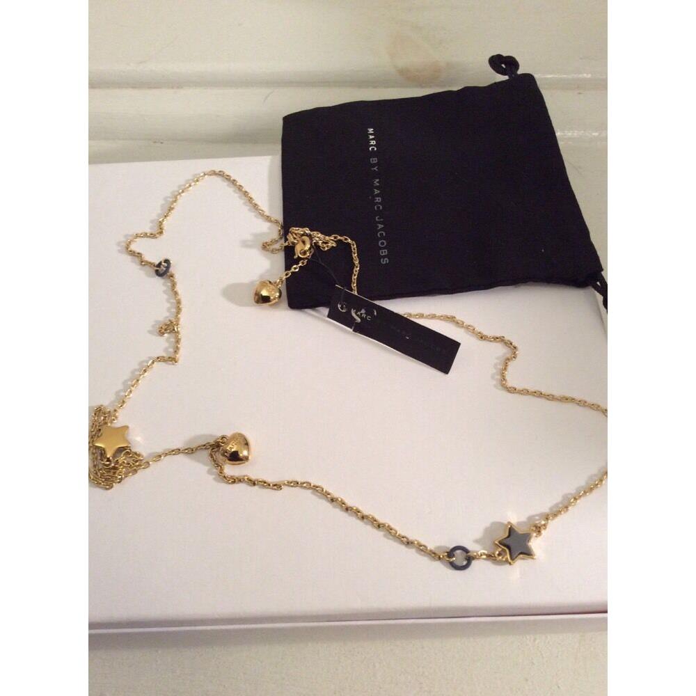 Marc BY Marc Jacobs Star Medley Strand Necklace 30 Inch with Pouch MJ21