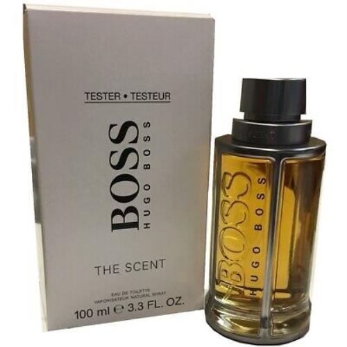 Boss The Scent By Hugo Boss 3.3 oz / 100 ml For Men Eau De Toilette White Box