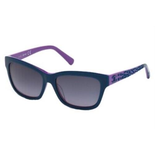 Just Cavalli JC564S 92W Blue Designer Cat Eye Sunglasses For Women