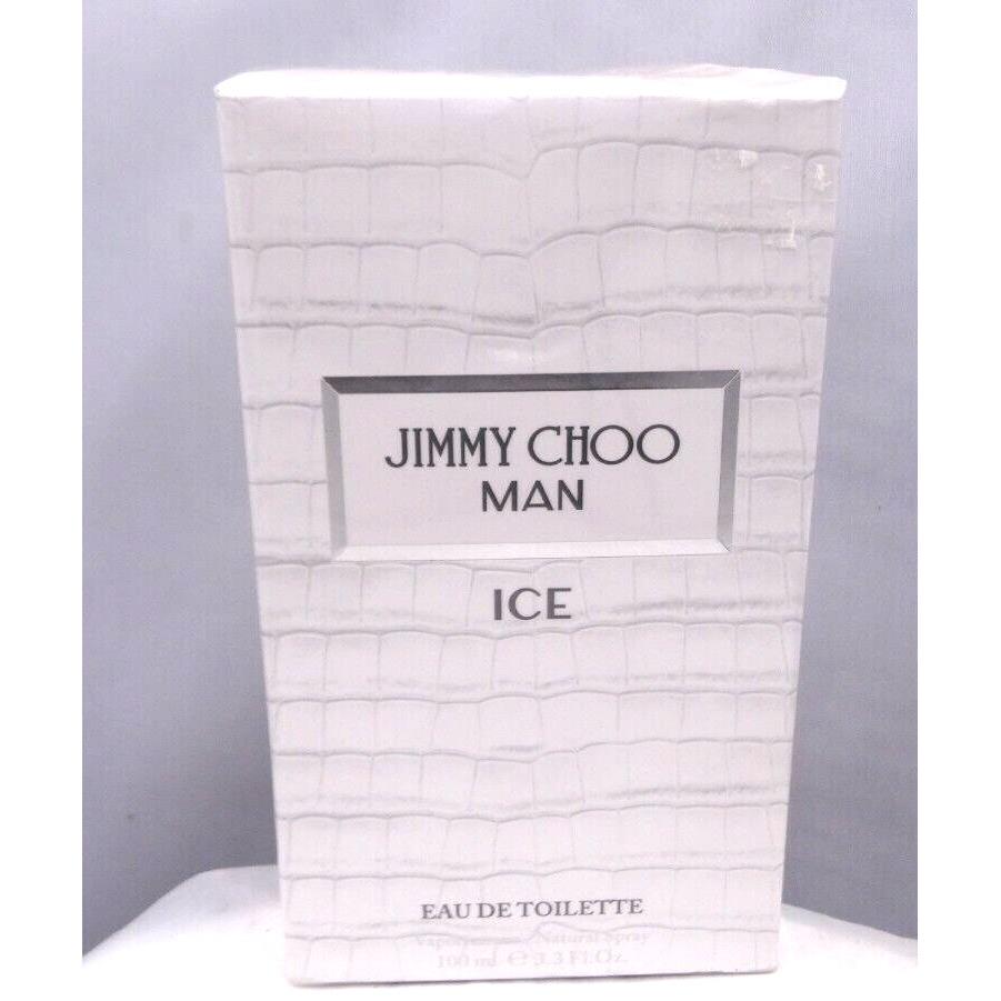 Jimmy Choo Ice BY Jimmy Choo 3.3 O.z Edt Spray Men Perfume Box