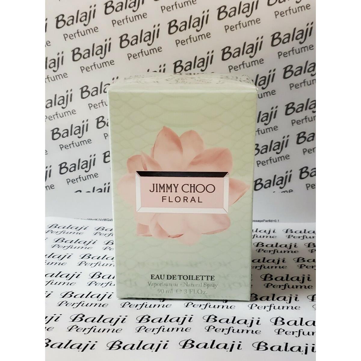 Jimmy Choo Floral Perfume 3 oz Eau De Toilette Spray Box