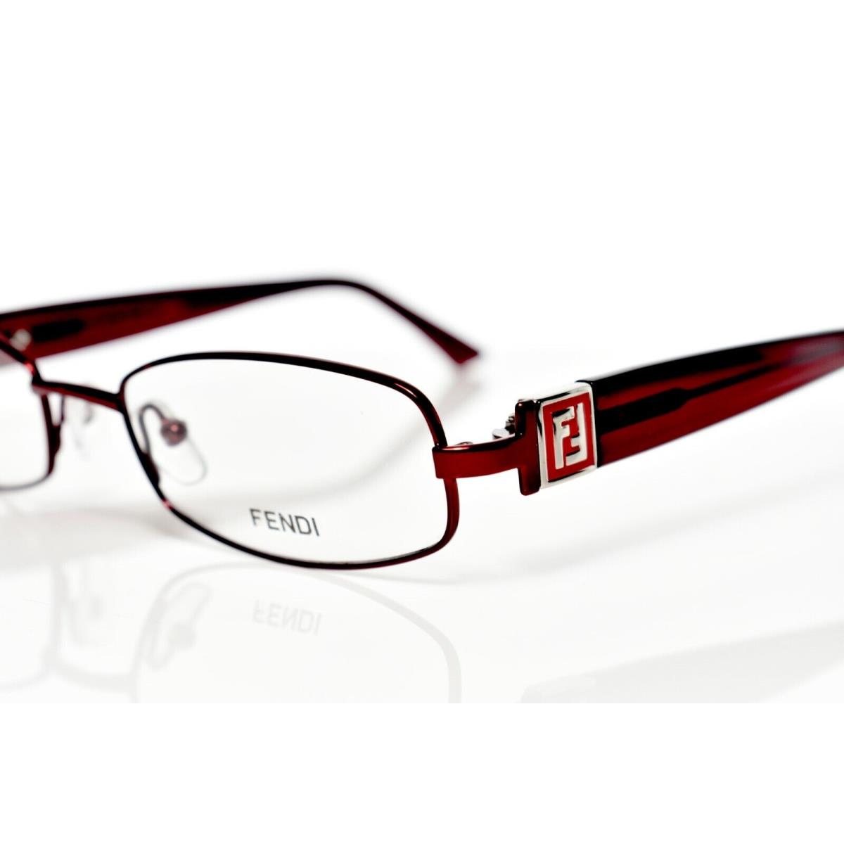 Fendi 905 519 Red RX Eyeglasses 52-19-130 - Nose Pads Replaced