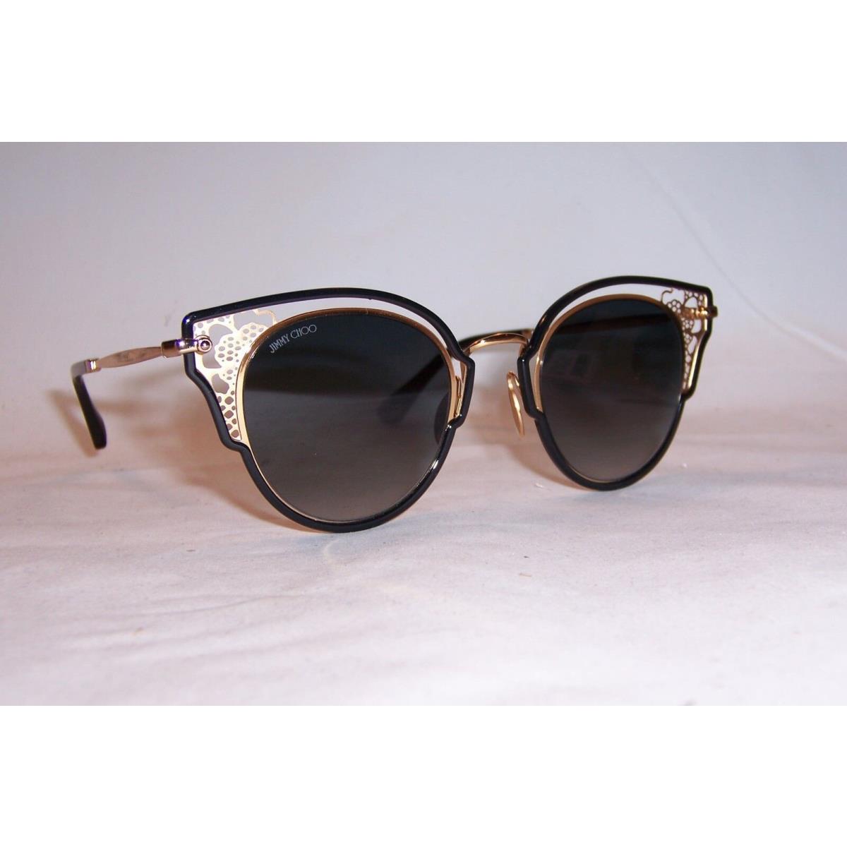 Jimmy Choo Sunglasses Dhelia/s 2M2-9O Black Gold/gray