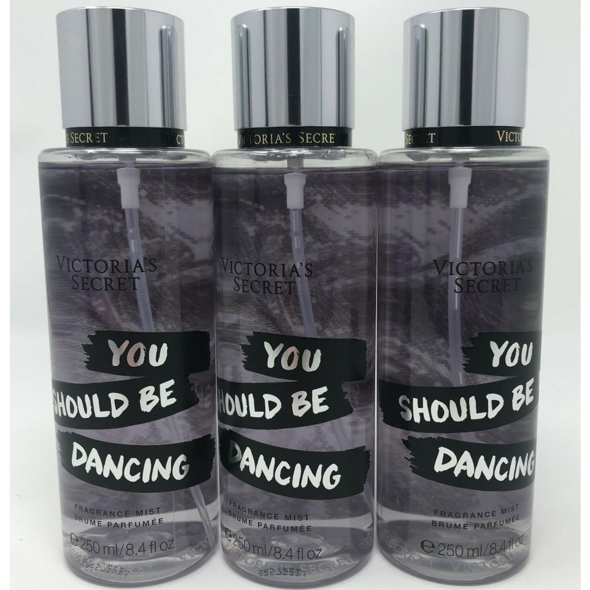 3 Victoria`s Secret You Should BE Dancing Fragrance Mist Body Spray 8.4 FL OZ