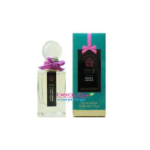 Victoria`s Secret No 3 Sheer Amber 1.7oz Edp Spray Women`s Perfume Very Rare