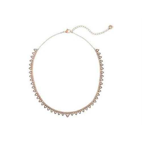 Swarovski 5379020 Metallic Lima Necklace White/rose Gold Plating Necklace