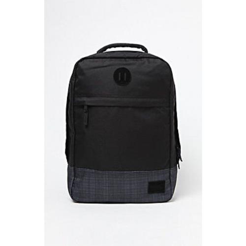 Men`s Guys Nixon Beacons Black Backpack School Bag